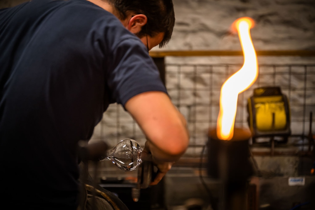 Working a bowl.